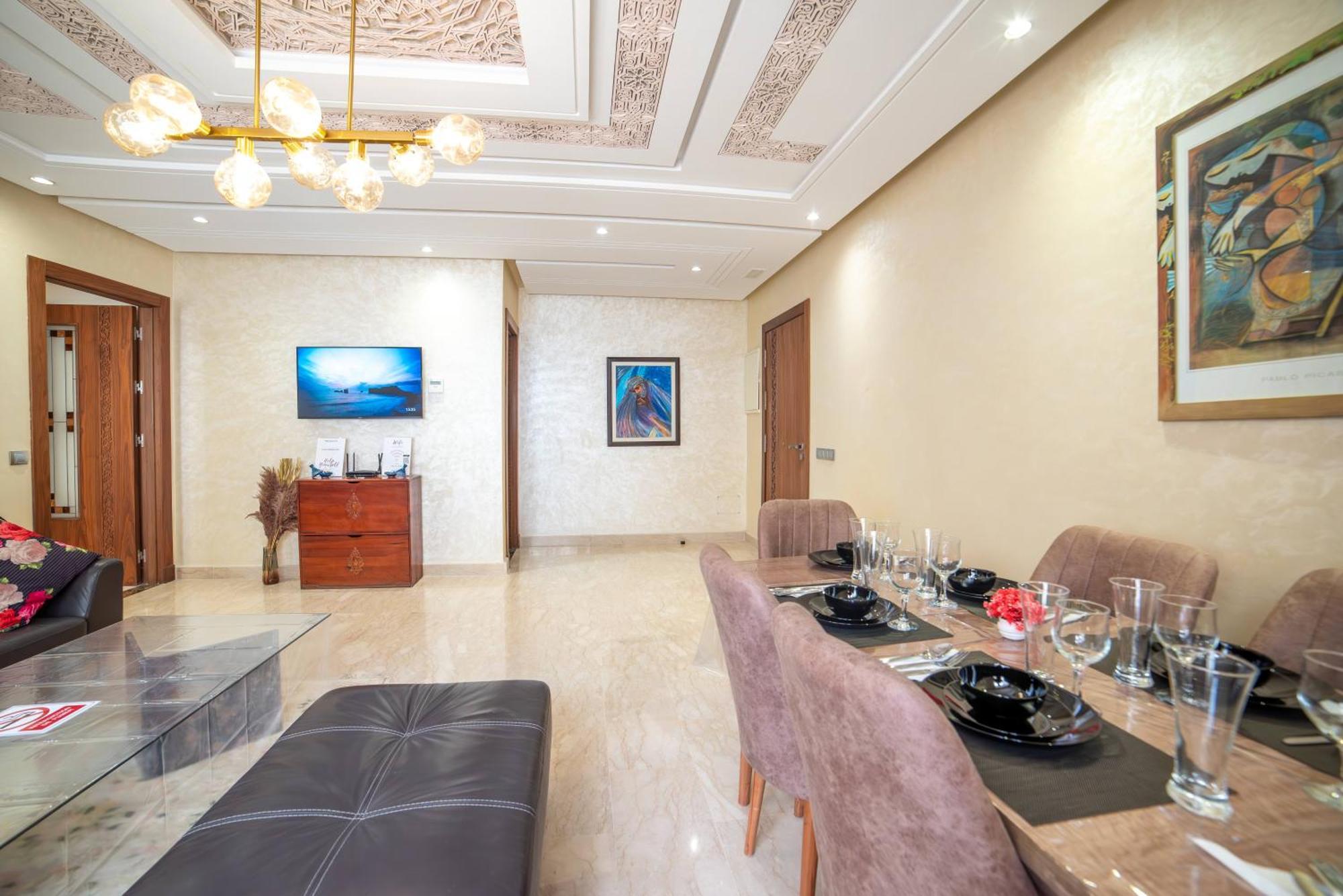 Luxury Seafront Apartment 101Sqm With Wi-Fi And Parking Agadir Exterior foto