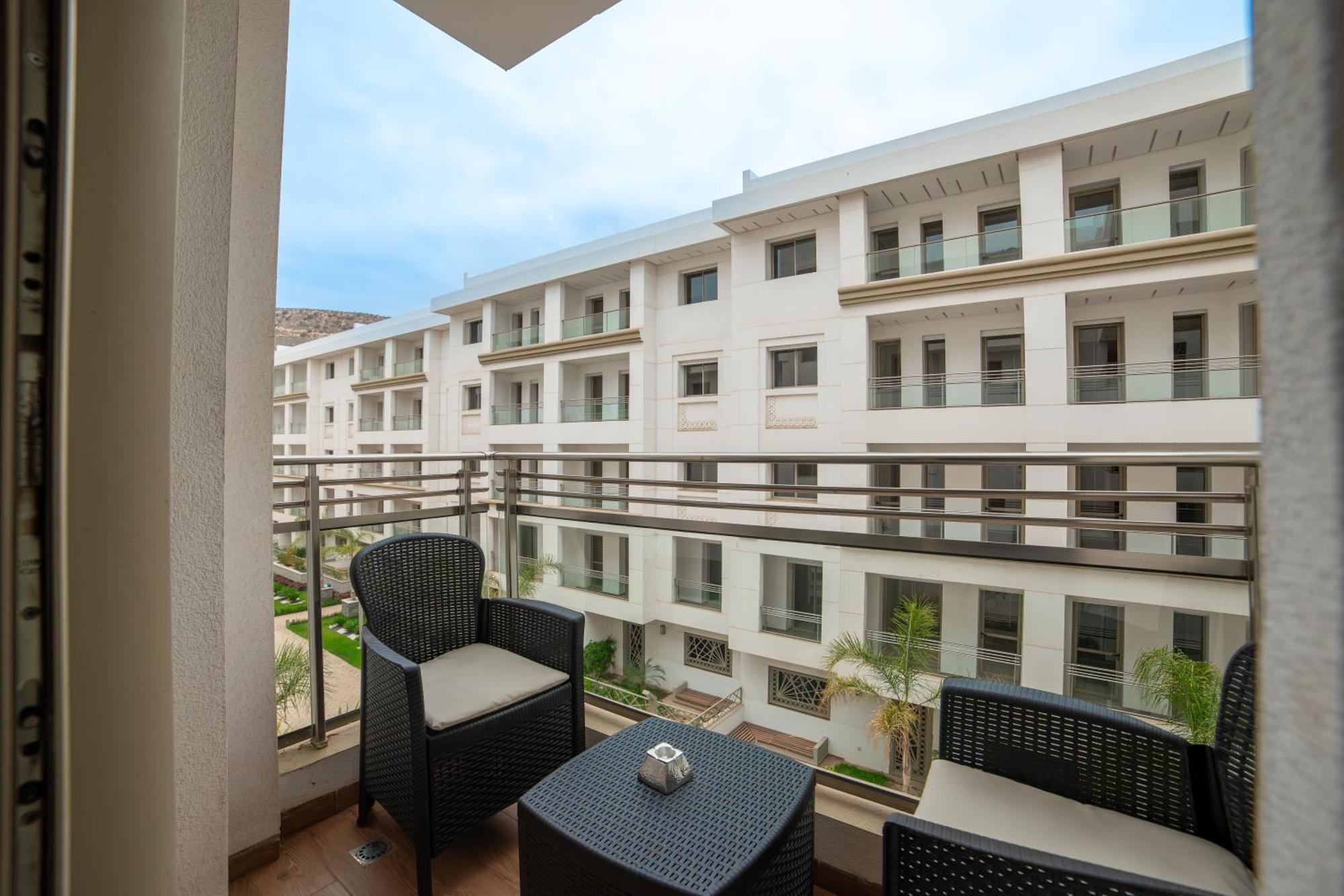 Luxury Seafront Apartment 101Sqm With Wi-Fi And Parking Agadir Exterior foto