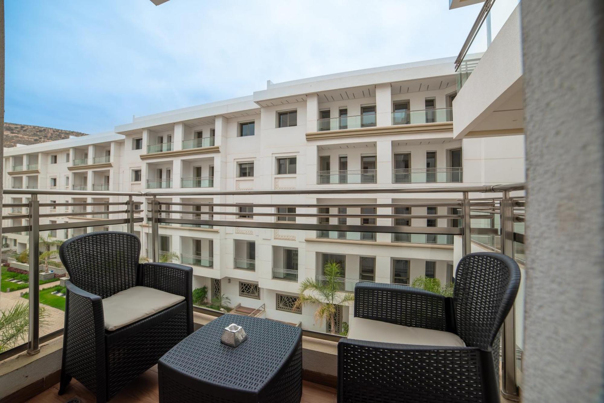 Luxury Seafront Apartment 101Sqm With Wi-Fi And Parking Agadir Exterior foto